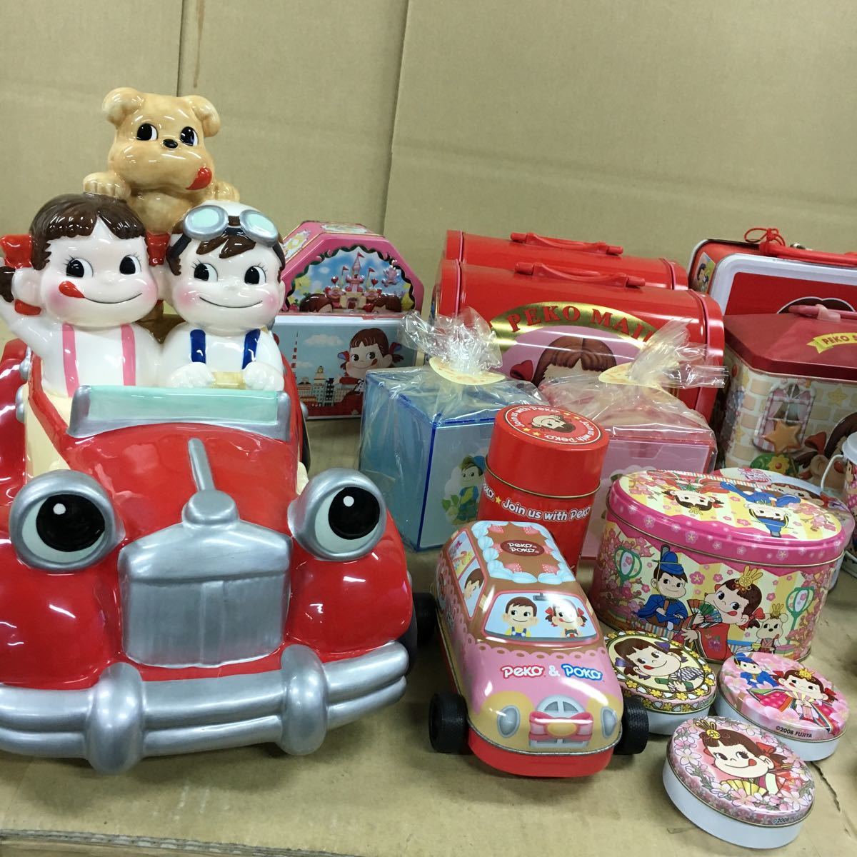 不二家 ペコちゃん 缶 1291ペコちゃん缶おまとめ 公式通販 缶ケース