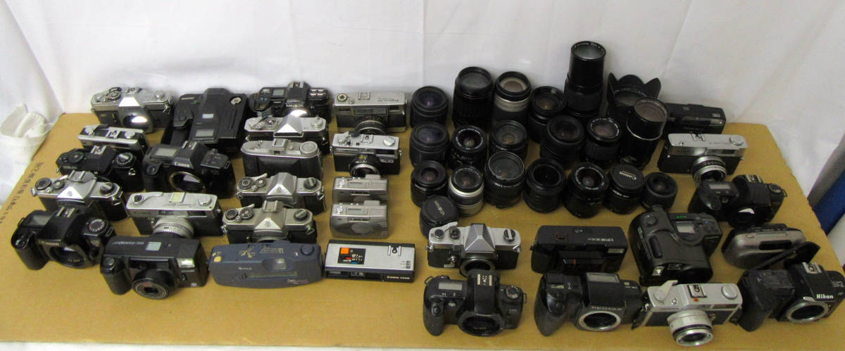 ジャンクカメラまとめ売り】⑥⑫/Canon/Pentax/Fujica/Ricoh/minolta