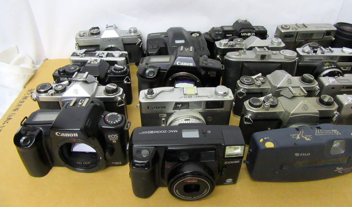 ジャンクカメラまとめ売り】⑥⑫/Canon/Pentax/Fujica/Ricoh/minolta