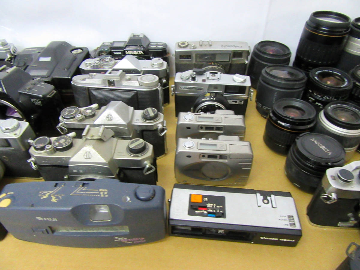 ジャンクカメラまとめ売り】⑥⑫/Canon/Pentax/Fujica/Ricoh/minolta