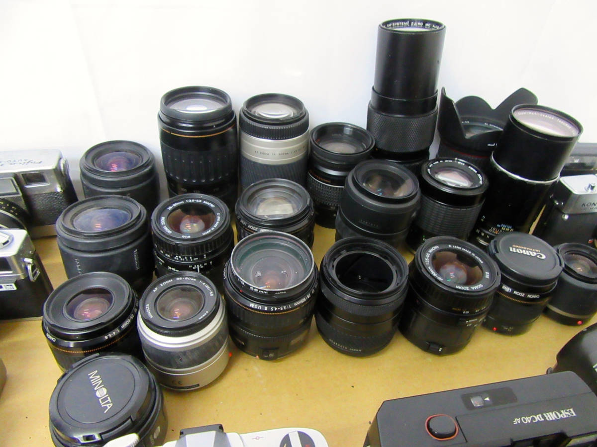 ジャンクカメラまとめ売り】⑥⑫/Canon/Pentax/Fujica/Ricoh/minolta
