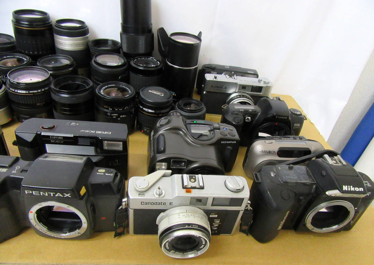 ジャンクカメラまとめ売り】⑥⑫/Canon/Pentax/Fujica/Ricoh/minolta