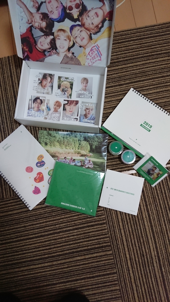 BTS 防弾少年団 2019 SEASON'S GREETINGS シーグリ DVD カレンダー