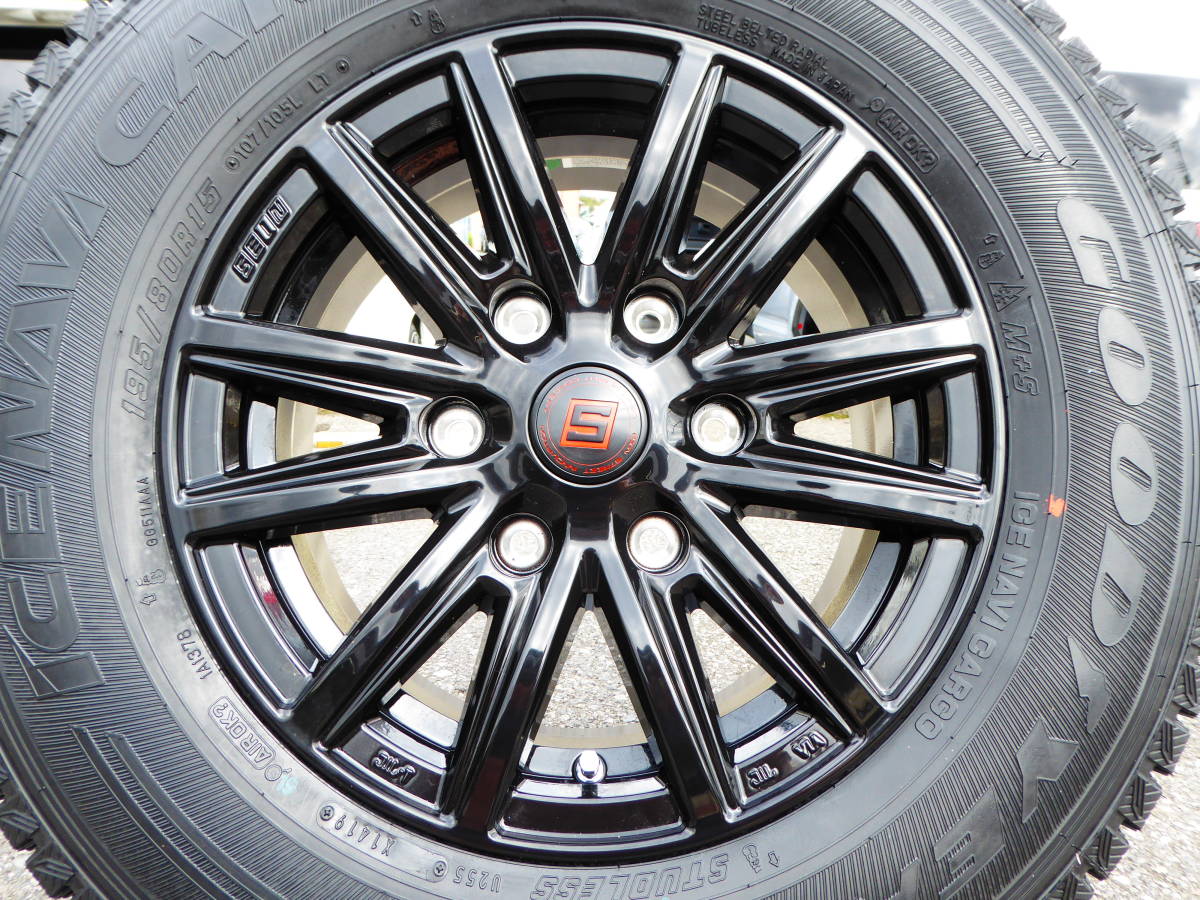 共豊 SEIN-SS ザインSS ハイエース 195/80R15 107/105L グッドイヤー付 