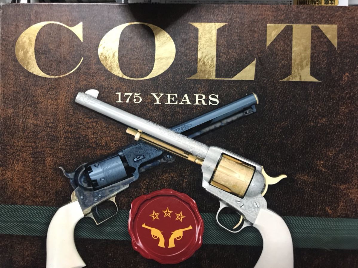 COLT モデルガン コルト Part 0 アメリカの銃の運命を作った\u2015コルト社の歴史とリボルバー一覧を完全 同梱取置歓迎古洋書「COLT 175 YEARS」コルト銃鉄砲武器兵器ピストルピースメーカーシングルアクションアーミーガバメント