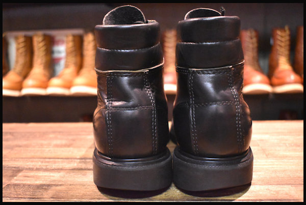 0 スーパーソール RED レッドウィング WING REDWING 15年レッドウィング MOC-TOE SOLE | 黒 WING&frasl;レッドウイング「6 (レッドウィング)REDWING クラシックワークブーツ 1 27.5