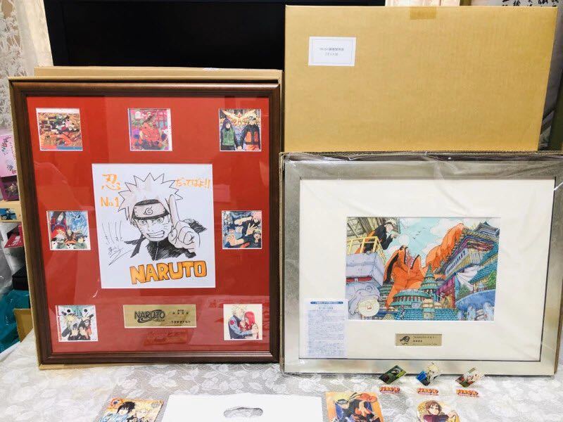 Naruto 岸本斉史 ナルト直筆サインカラー色紙 ジャンプ50周年限定高級複製原画 高級額装グッズ セット サイン 直筆画 売買されたオークション情報 Yahooの商品情報をアーカイブ公開 オークファン Aucfan Com