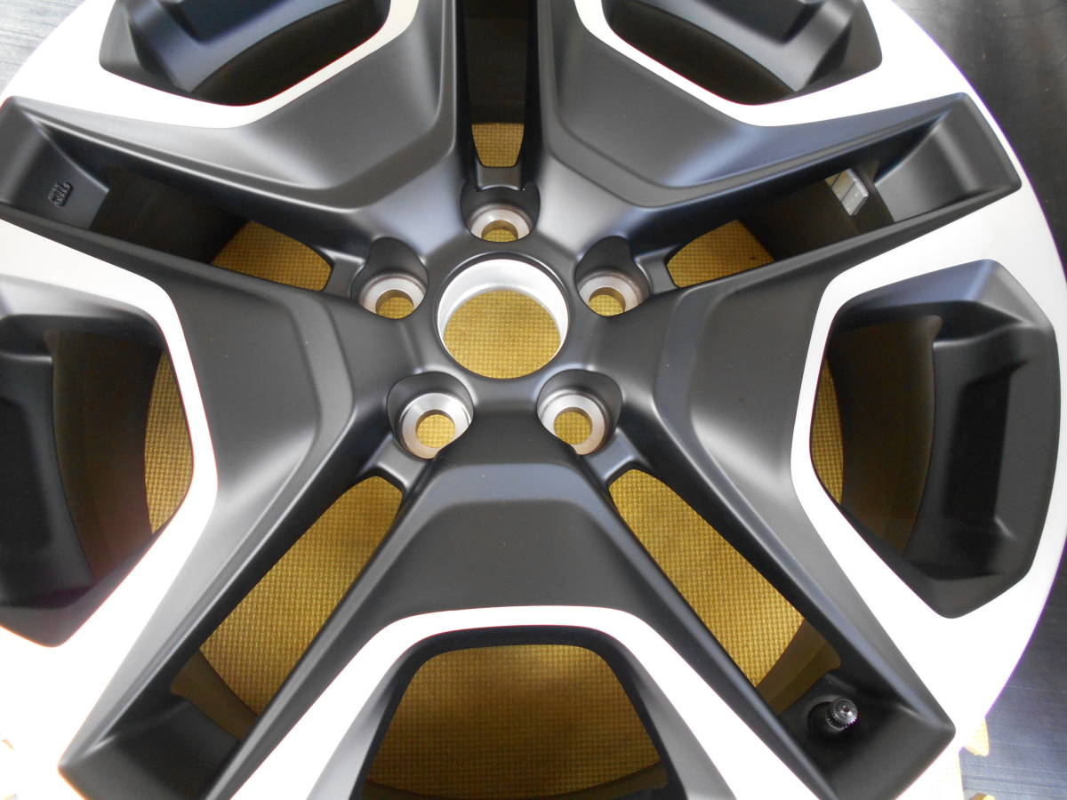 RAV4 新車外しトヨタ 新車外し ヨコハマ AVID 純正タイヤホイールセット1本新車 新車外しトヨタ 新型RAV4 Adventure純正ホイール1本 19インチ7.5J+40 114.3-5H 熊本(送料無料) 切削光輝＋ブラック＋マットクリア塗装④