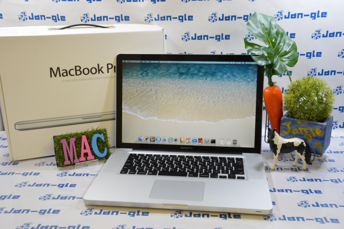 ★Apple MacBook Pro 15-inch Late 2011 MD318J/A 格安1円スタート！ 充放電回数わずか10回！ Intel Core i7第2世代搭載！ J343247 Y