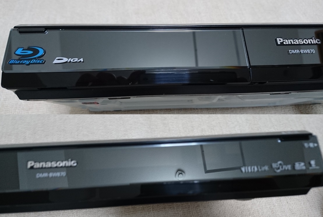 Panasonic DIGA DMR-BW870 本体+電源のみ BD【完動品】 【オフィシャル