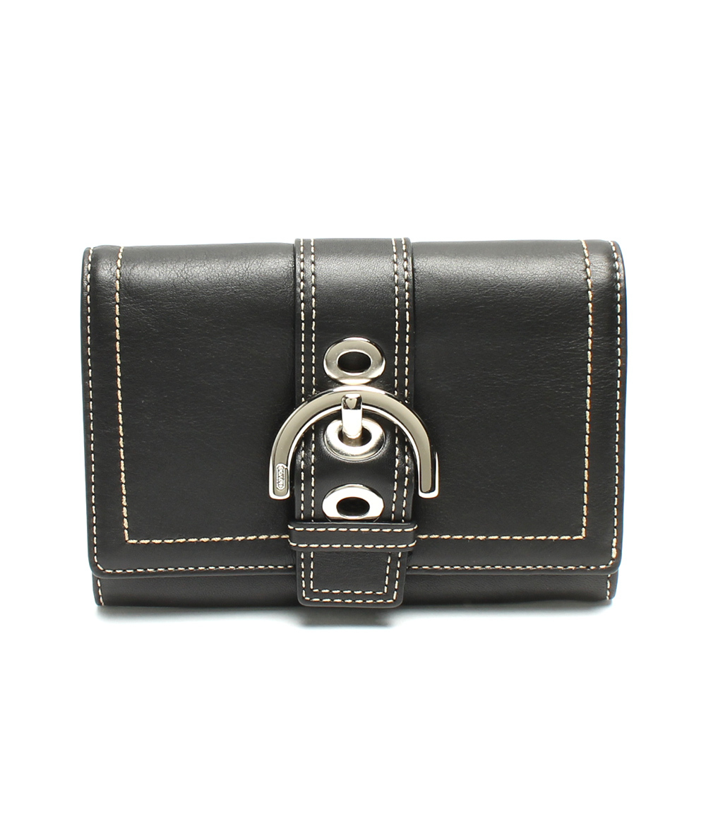 100%新品，人気セール コーチ レザー二つ折り財布 レディース COACH(コーチ)｜売買されたオークション情報、yahooの商品情報をアーカイブ公開 - オークファン コーチ