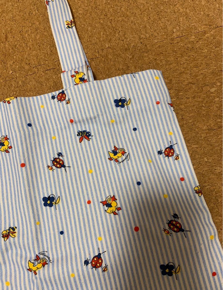 GUCCI キャンバス トートバッグ アヒル 蜂 てんとう虫 フラワー