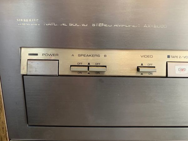 YAMAHA AX-2000 ヤマハ J ジャンク プリメインアンプ R53 アバックWEB