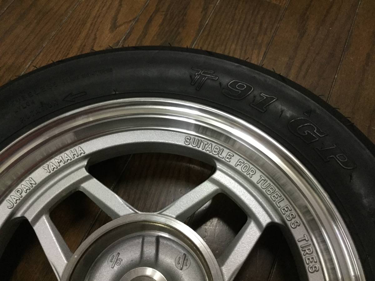 奇跡の新品！アクティブ純正オールアルミリアホイール 縦型ジョグや