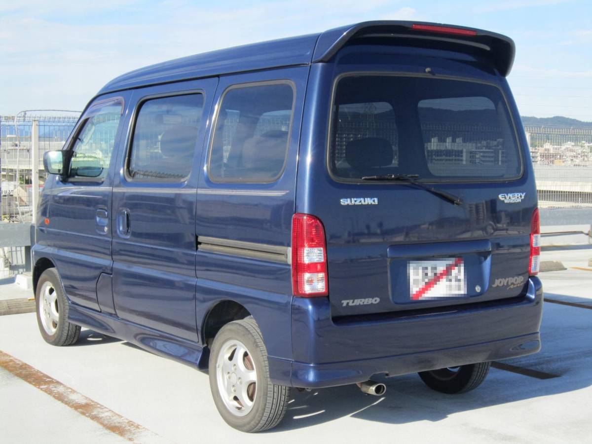 エブリイワゴン スズキ ジョイポップターボ ⁄ 4WD ターボ 車検の 