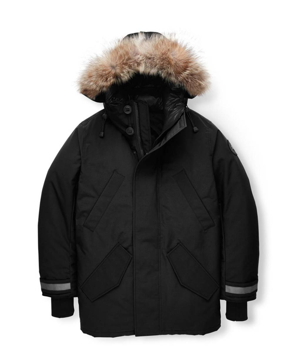 新品☆CANADA GOOSE EDGEWOOD PARKA BLACK LABEL black S カナダグース  