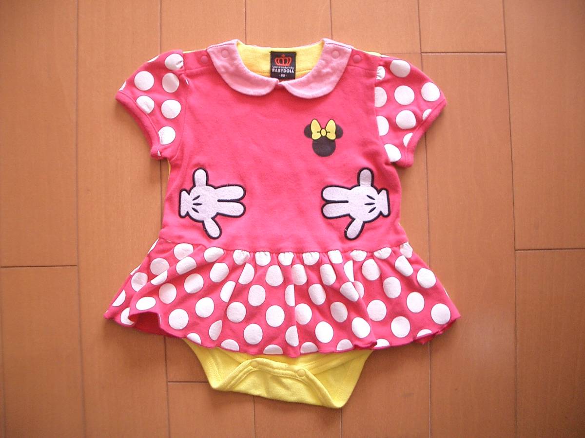 Babydoll ベビー 子供 女の子 ディズニー ミニー 80cm 80 75 84cm 売買されたオークション情報 Yahooの商品情報をアーカイブ公開 オークファン Aucfan Com