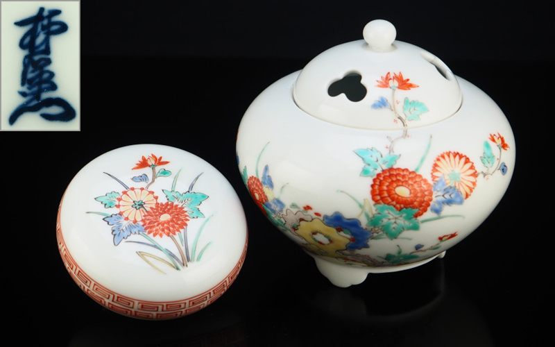 Yahoo!オークション - 人間国宝 -柿右衛門香炉の中古品・新品・未使用