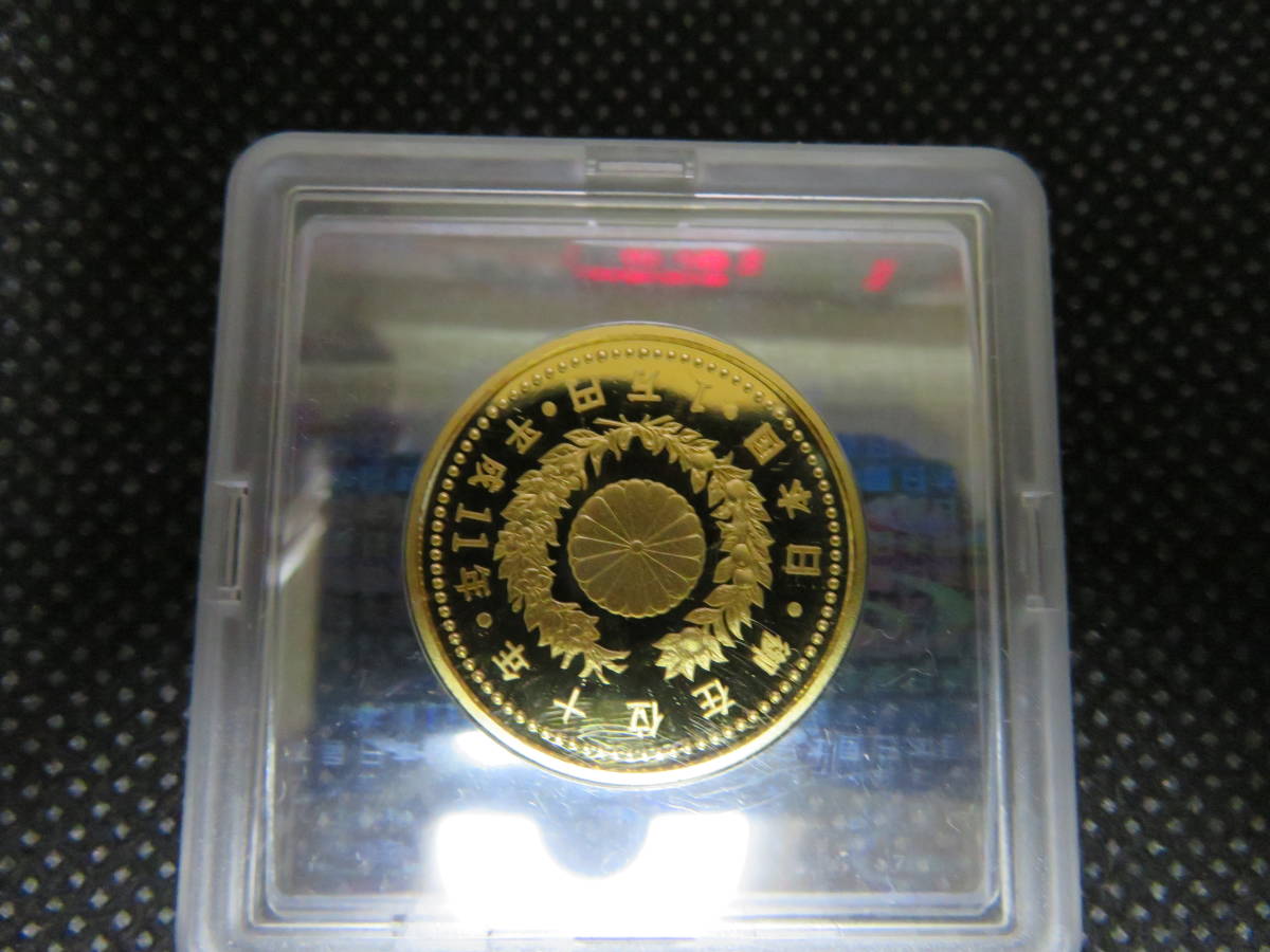 正規品，人気SALE 天皇陛下御在位 十年記念 1万円 Ｋ２４ 金貨幣