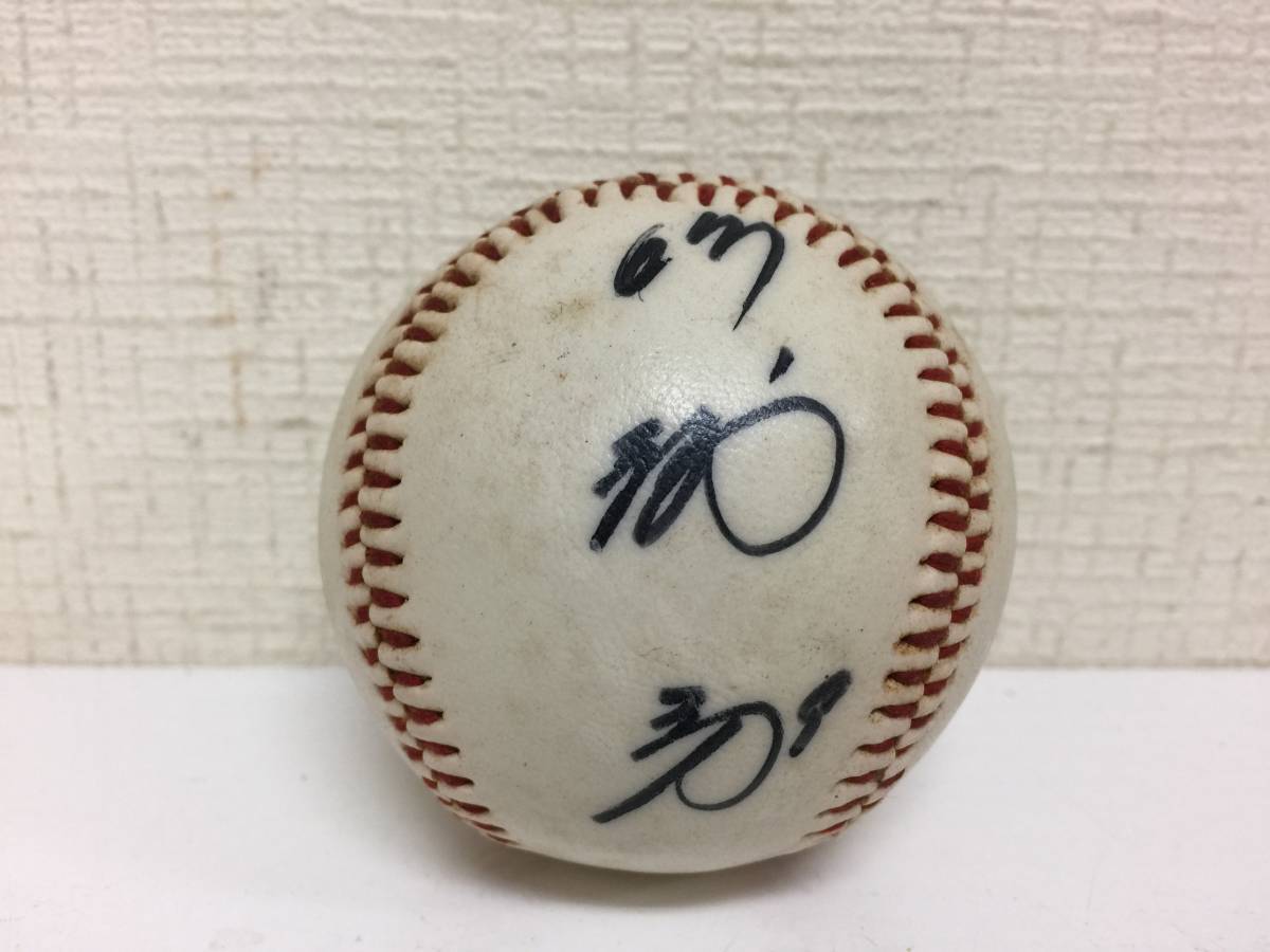 ヤクルトスワローズ杉浦亨自筆サインボール(マジックペン書、球団 