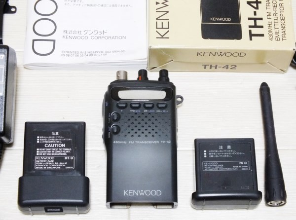 KENWOOD TH-42 430MHz FMハンディー機 オプション多数付 【公式通販】