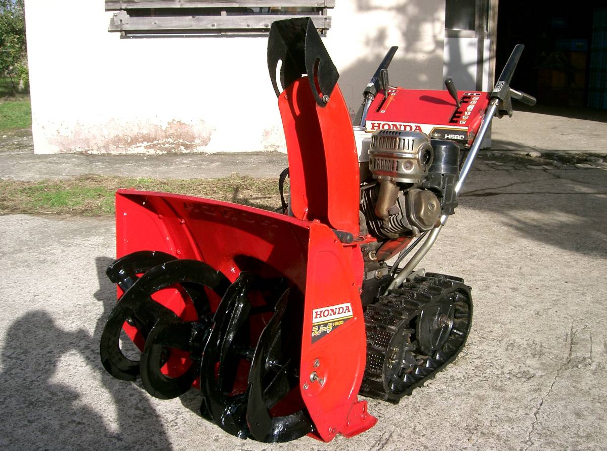 ★激安・実動品★ ホンダ HONDA 除雪機 HS80J オーガ幅60cm 最大8馬力 242cc リコイルスタート 整備済 状態良好