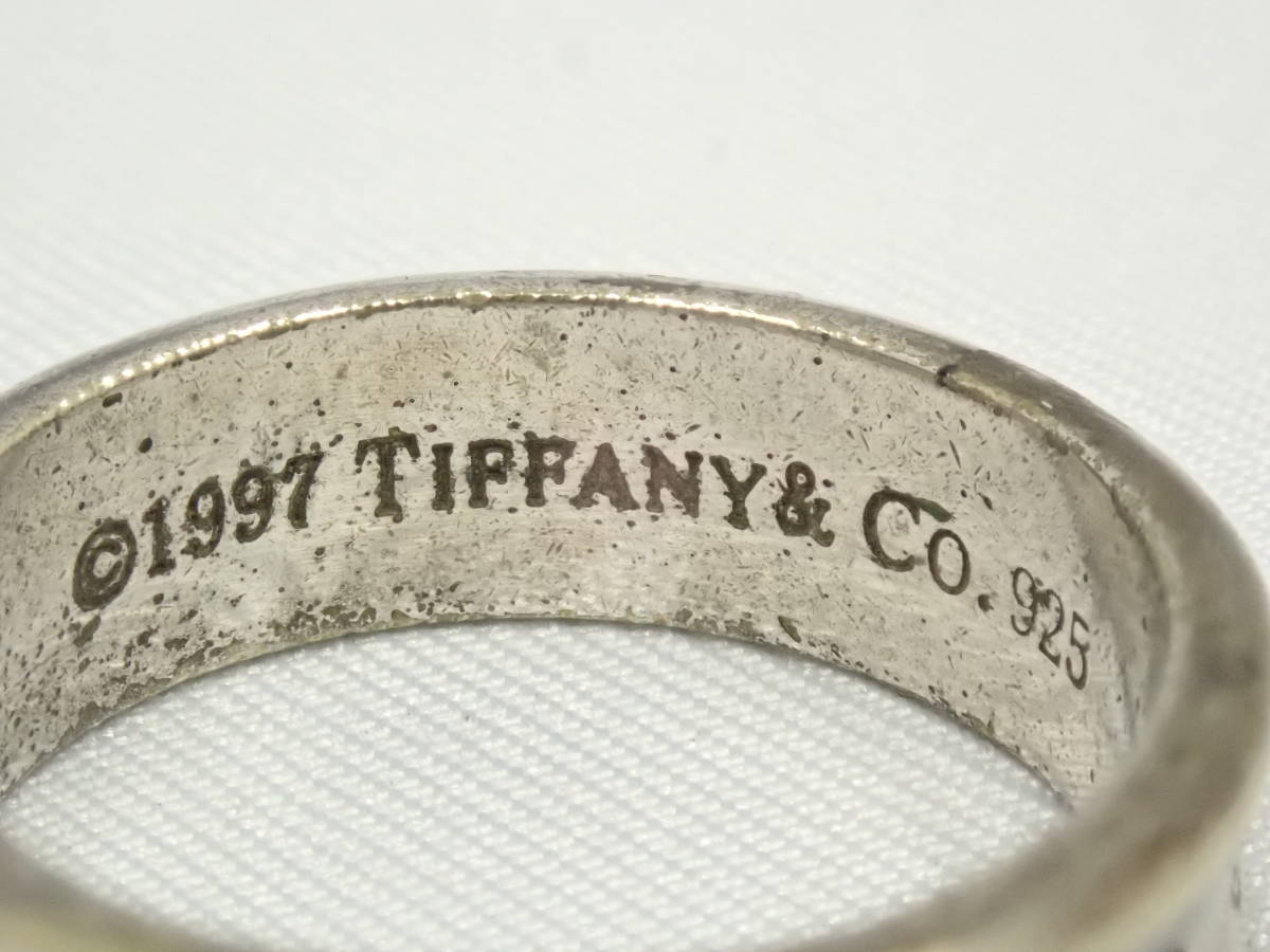 TIFFANY&Co. ティファニー 1837 シルバーリング 21号 SV925 ジュエリー