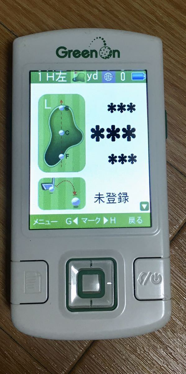 グリーンオン GreenOn(グリーンオン) ゴルフナビ GPS G01 GREEN ON