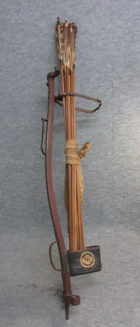 文 26687 矢筒 箙 えびら 矢13本付 狩猟戦闘射手弓矢弓道古式銃骨董古物(武具)|売買されたオークション情報、yahooの商品情報を ...