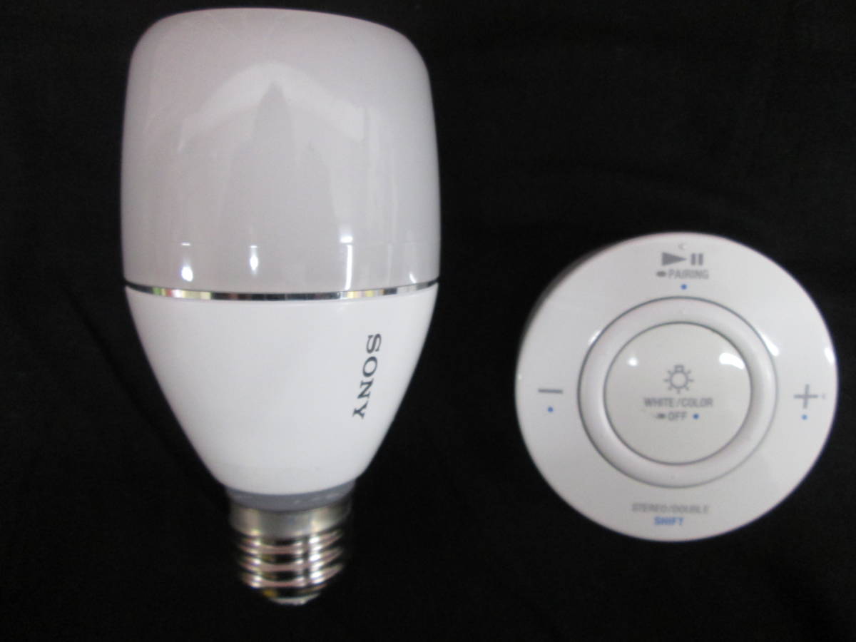 SONY LSPX-103E26 LED Bulb Speaker LED電球スピーカー リモコン付き