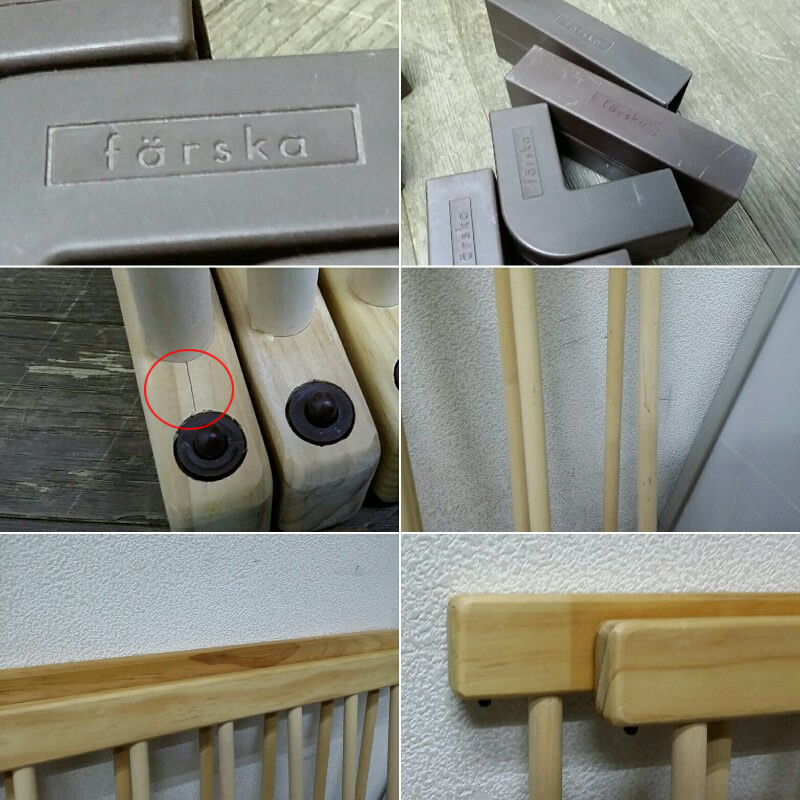 4 farska ファルスカ Woodplaypen ウッド プレイペン 旧型 木製 ベビー