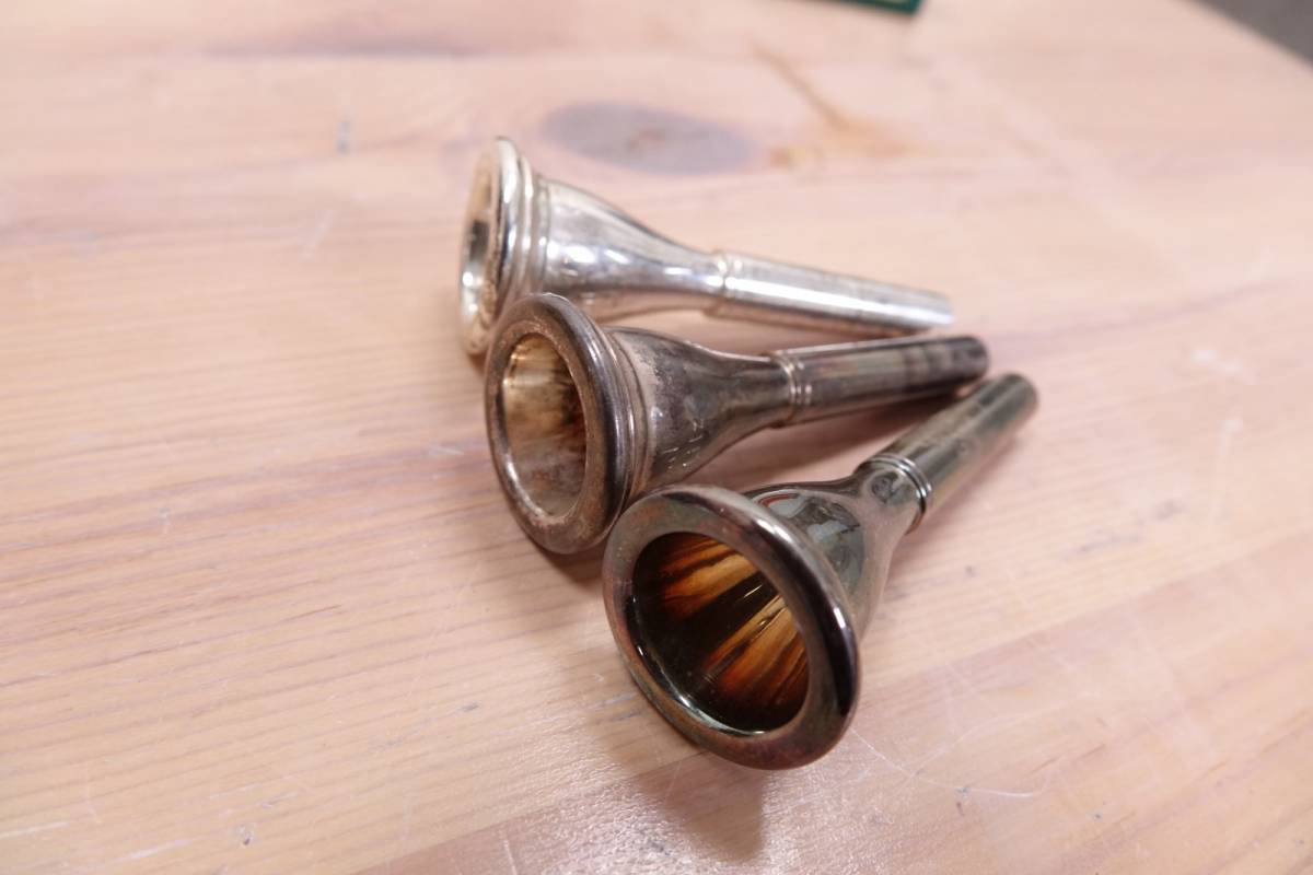 ホルン マウスピース 3点セット Spezial Bruno Tilz S8 × 2個 / KAWAI E.Schmid No.8 × 1個