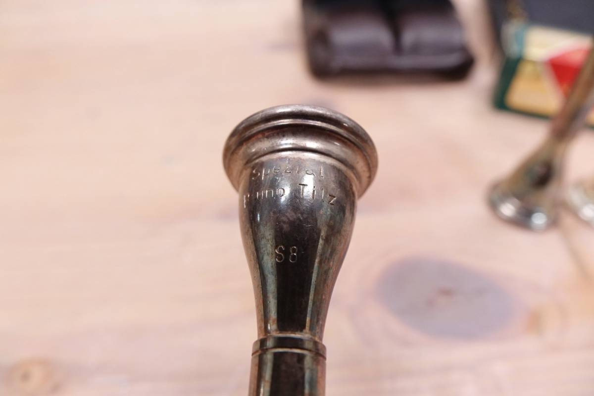 ホルン マウスピース 3点セット Spezial Bruno Tilz S8 × 2個 / KAWAI E.Schmid No.8 × 1個