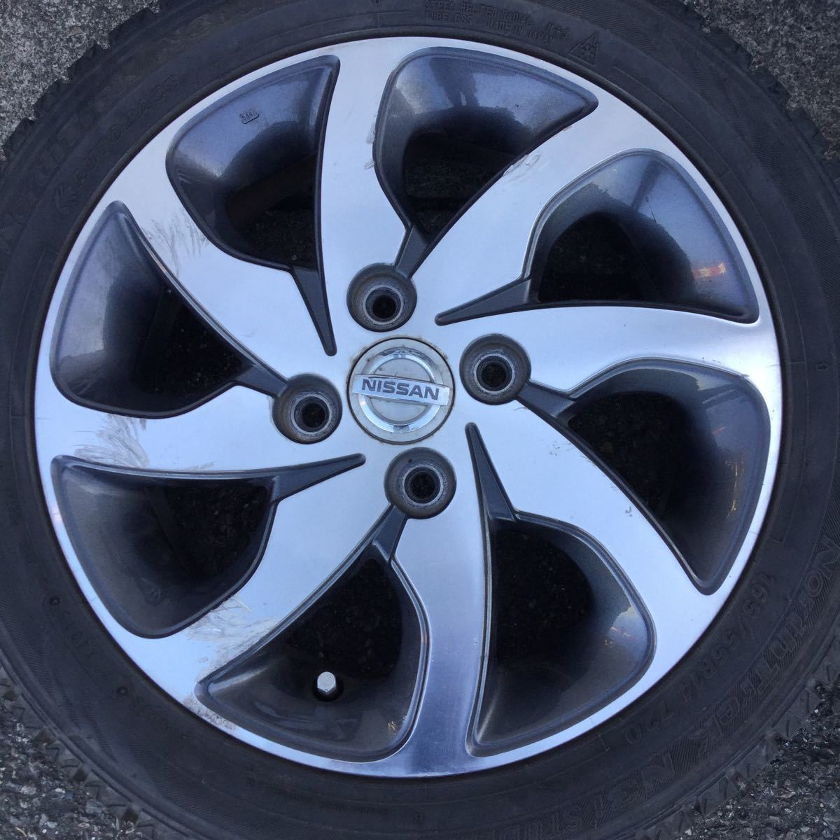 14インチ 日産 ルークス 純正 4.5J アルミ 0 日産純正 アルミホイール 
