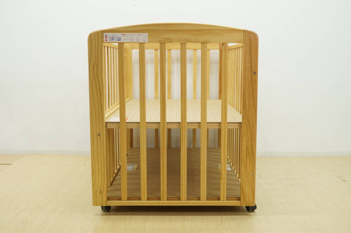 カトージ/KATOJI ベビーベッド チャーミー 02127 ナチュラル 消音  