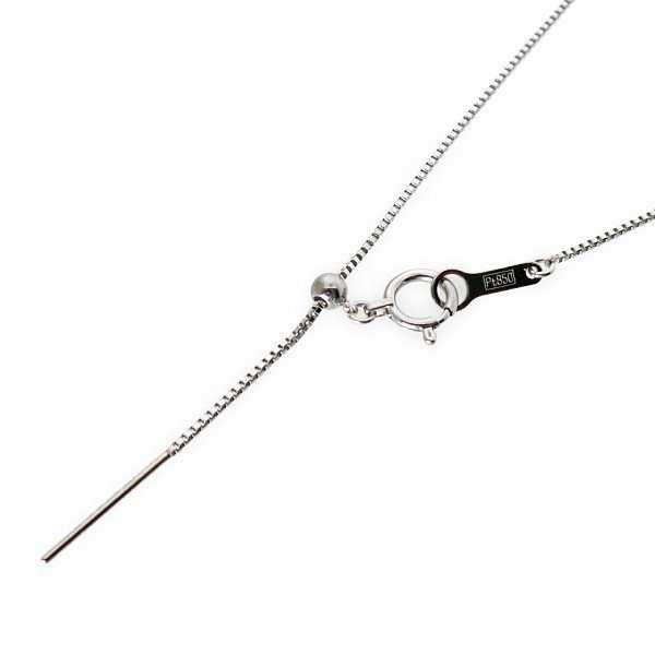 PT850プラチナ】カットボールチェーン・ネックレス（2.5mm/50cm）「鎖