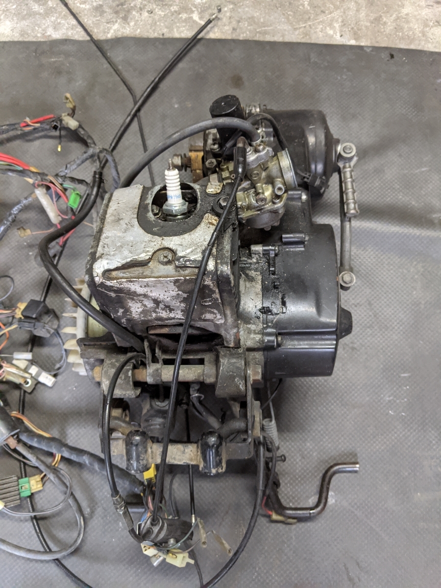 チャンプRS エンジン メインハーネス付き jog2ja27vジョグ 27V