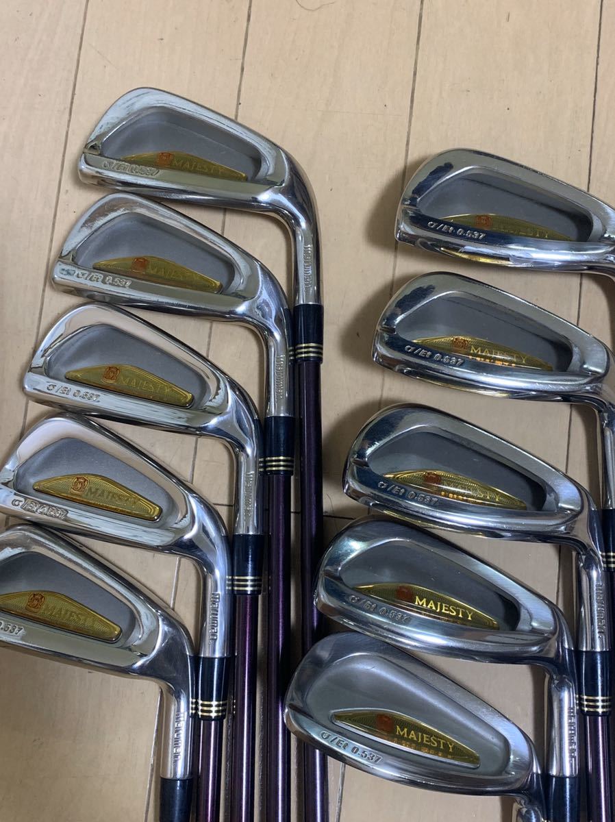 【最新作，限定SALE】 元祖最高級品クラブ MARUMAN MAJESTY ROYAL マルマン マジェスティー ロイヤル 3番 9番/PW/AW/SW 10本セット フレックスR(マルマン)｜売買されたオークション情報、yahooの商品情報をアーカイブ公開 - 男性右きき用