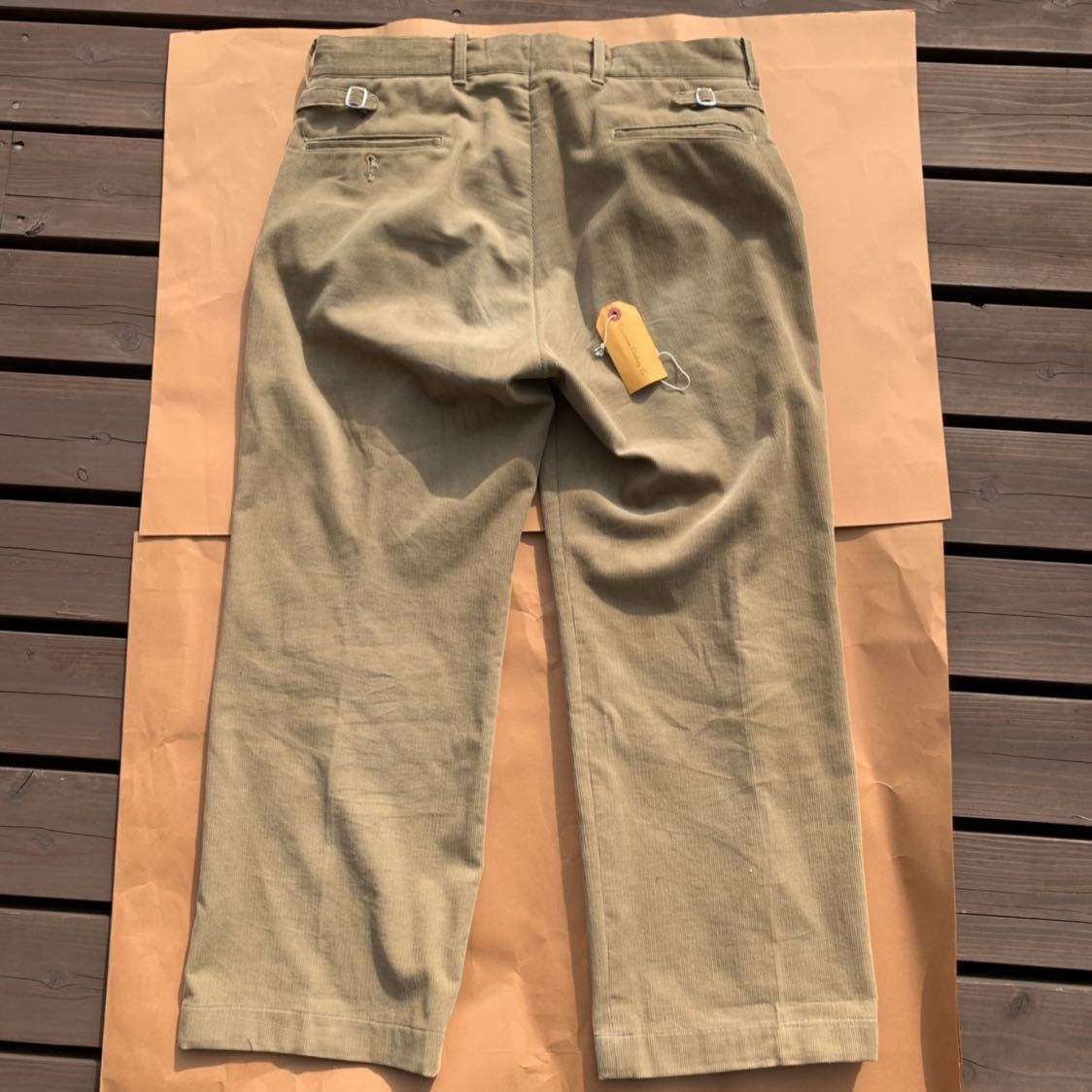 timewornclothing atlast&co コーデュロイ トラウザース 