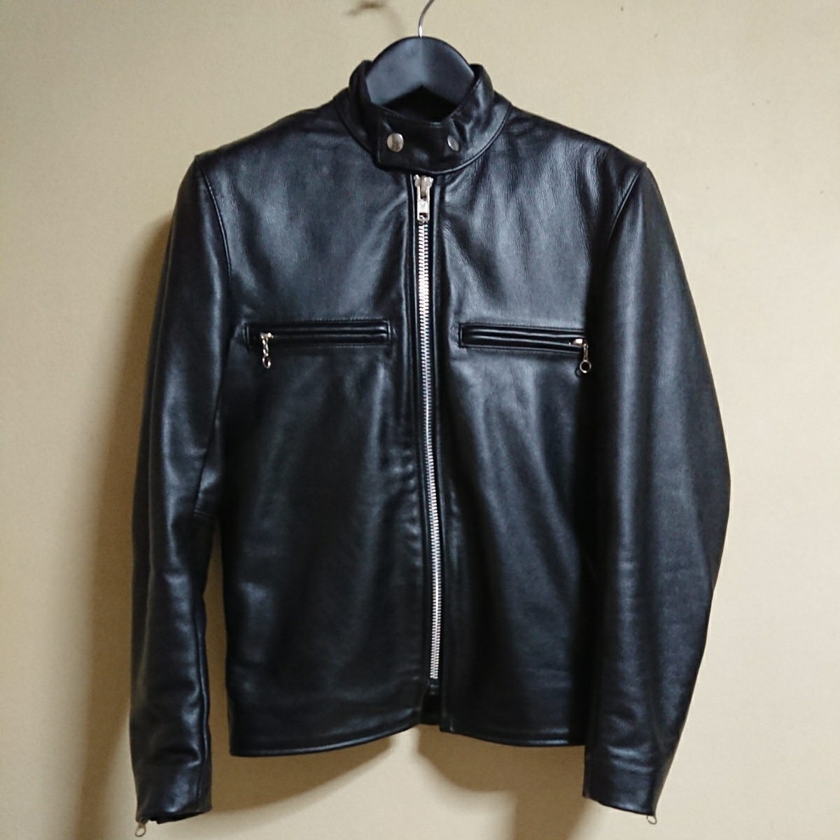 バンソン vanson 別注 9B バックドロップ ライダース 34 VANSON 