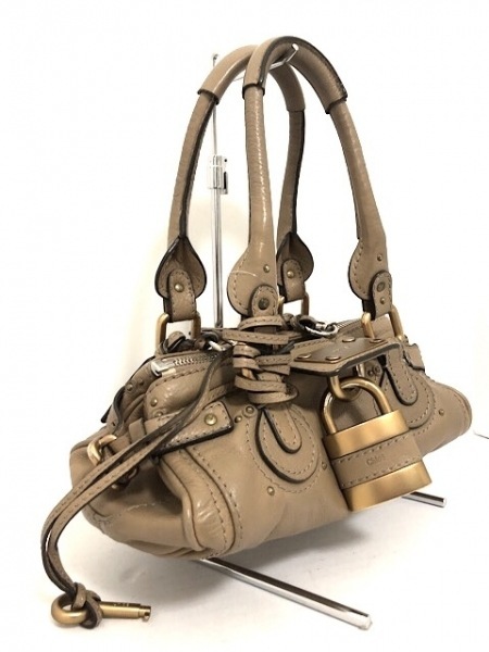クロエ Chloe パディントン ハンドバッグ レザー ミニ 本物