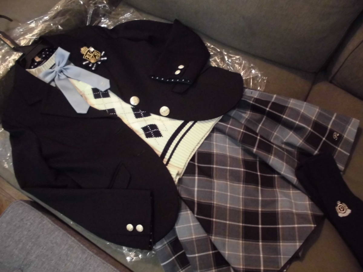 ☆送料無料☆150M160L☆ポンポネットジュニア卒業式服5点セット
