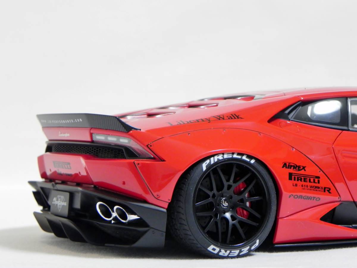 オートアート 1/18 LB-WORKS ランボルギーニ ウラカン レッド