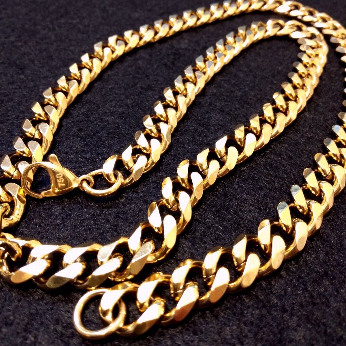 ネックレス K18 18金 Yahoo!オークション 0 足金 刻印 美品 1 ゴールド 