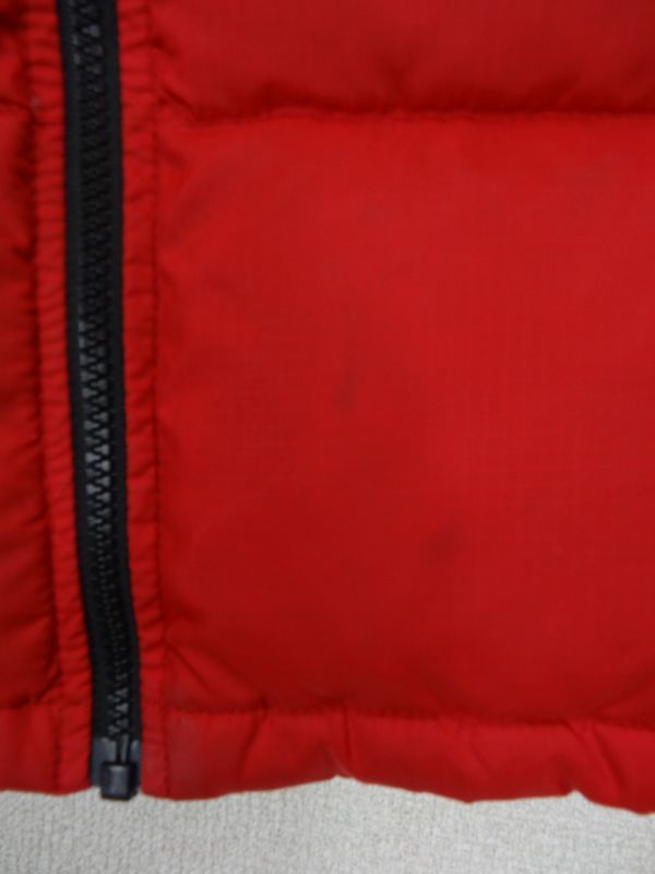 THE NORTH FACE ノースフェイス ダウンジャケット 600フィル キッズ Lサイズ 正規品 ヌプシ レッド ブラック N550