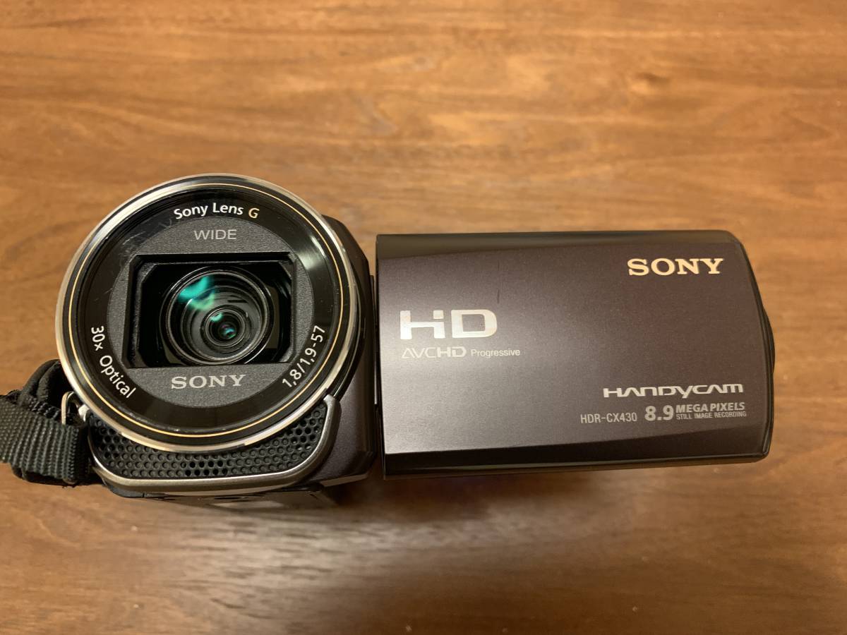 SONY HANDYCAM☆HDR-CX430V（Brown）☆付属品完備☆ケース付 SONY HDR