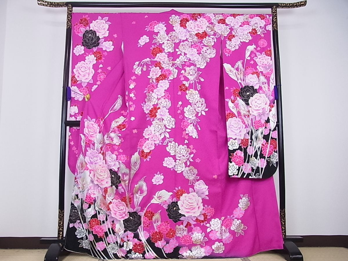 駒刺繍 金彩 逸品 暈し染め 豪華振袖 着物屋こころ□豪華振袖 - Yahoo