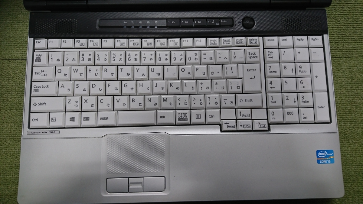 FUJITSU LIFEBOOK E742/F Windows10プロダクトキー有り Windows10