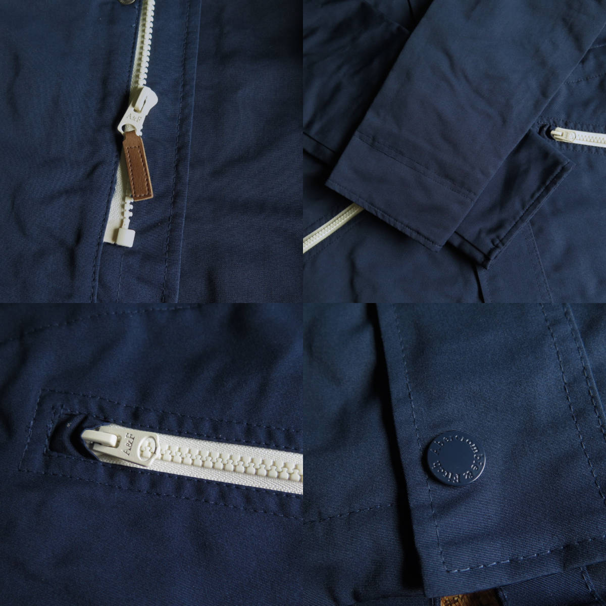 新品☆本物 Abercrombie & Fitch Nylon Jacket Lサイズ アバクロ 