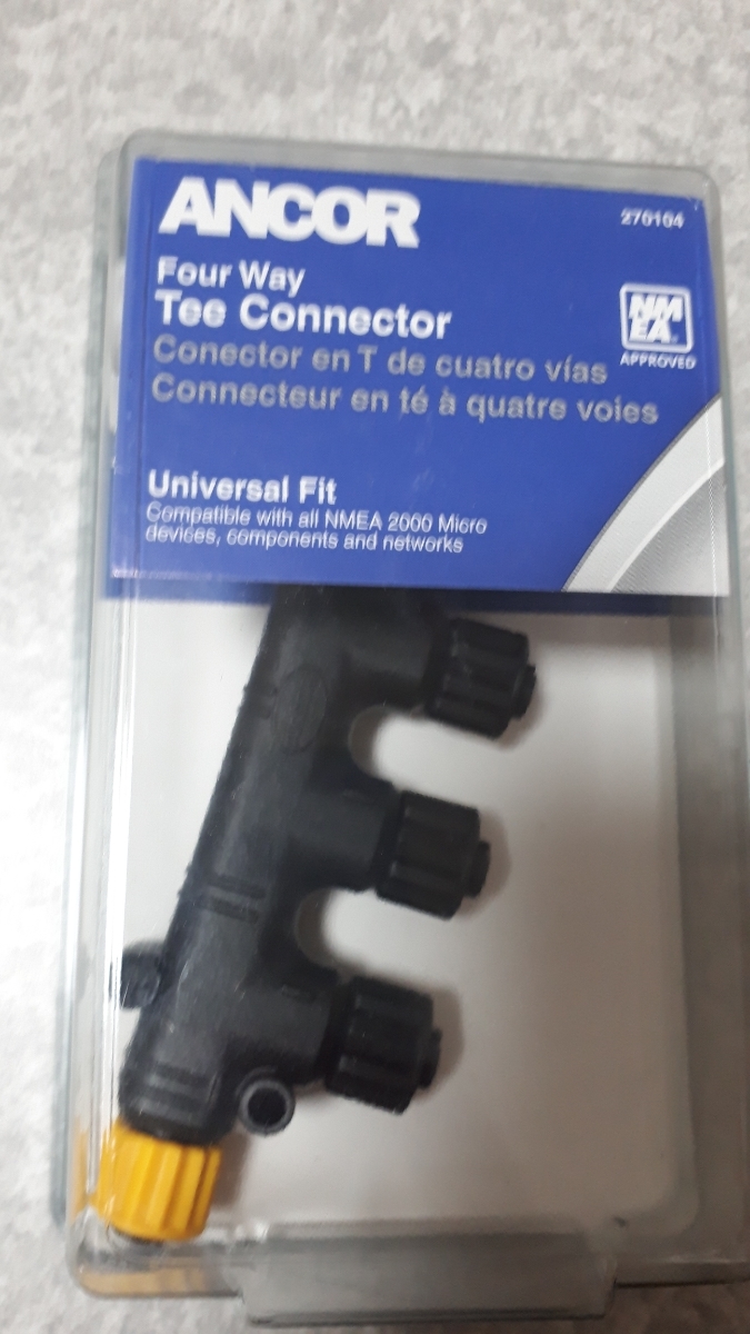 NMEA 0 Connector NMEA2000 - 1 Way Tee 4-Way Marine com: Actisense Navico Joiner Micro-C Bulkhead